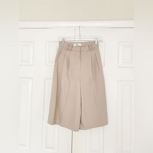 The Frankie Shop Suzanne Pleated Tencel-Blend Shorts